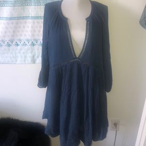 Free people blue dress